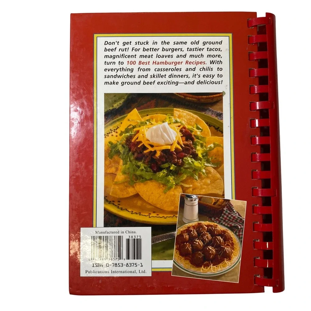 Favorite Brand Name 100 Best Hamburger Recipes Cookbook Spiral Bound 2003 PI